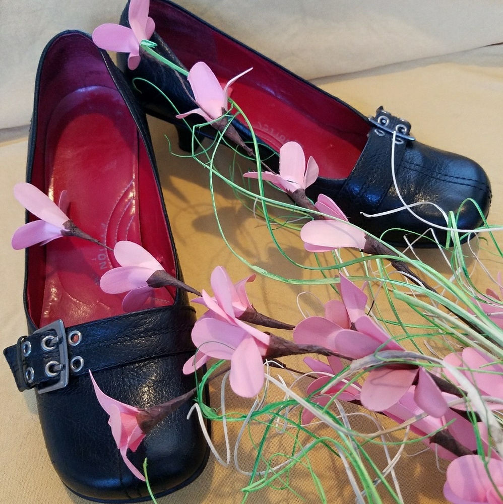 Kenneth Cole Reaction Black Leather Loafers